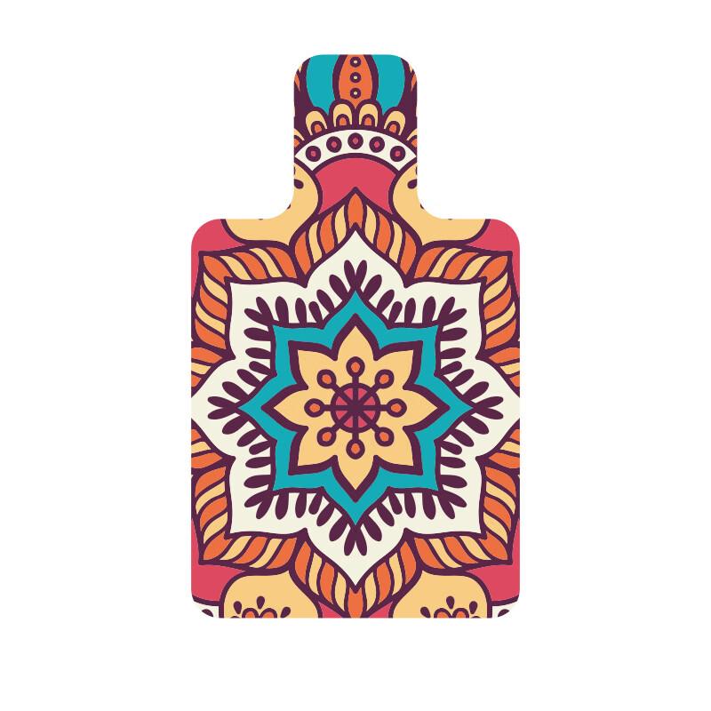 OEING Suede Velvet Printed Yoga Mat