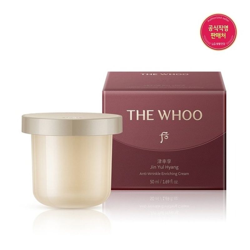 whoo Jinyulhyang Обогащающий антивозрастной крем 50 мл Сменный блок FREE