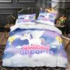 Magical Unicorn Bedding Sets Quilt Bed Cover Comforter Duvet Cover Pillow Case 2-3 Pieces Sets Kids Adult Bedroom Decoration