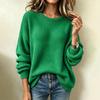 Women's Casual Round Neck Sweater - Spring & Autumn Fashion 2026