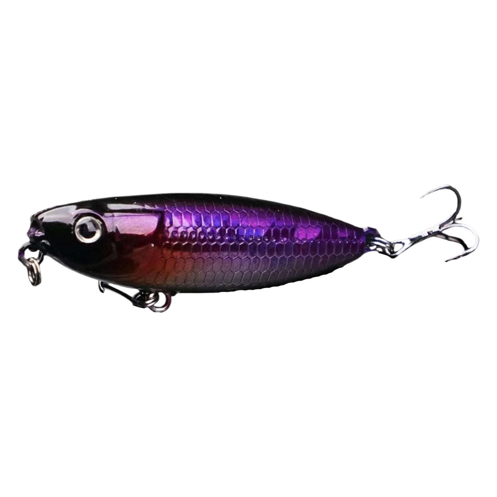 

Fishing Lure Artificial Bionic Hard Bait Metal Blade Long Casting Lure with Treble Hooks for Freshwater and Saltwater Fishing one size