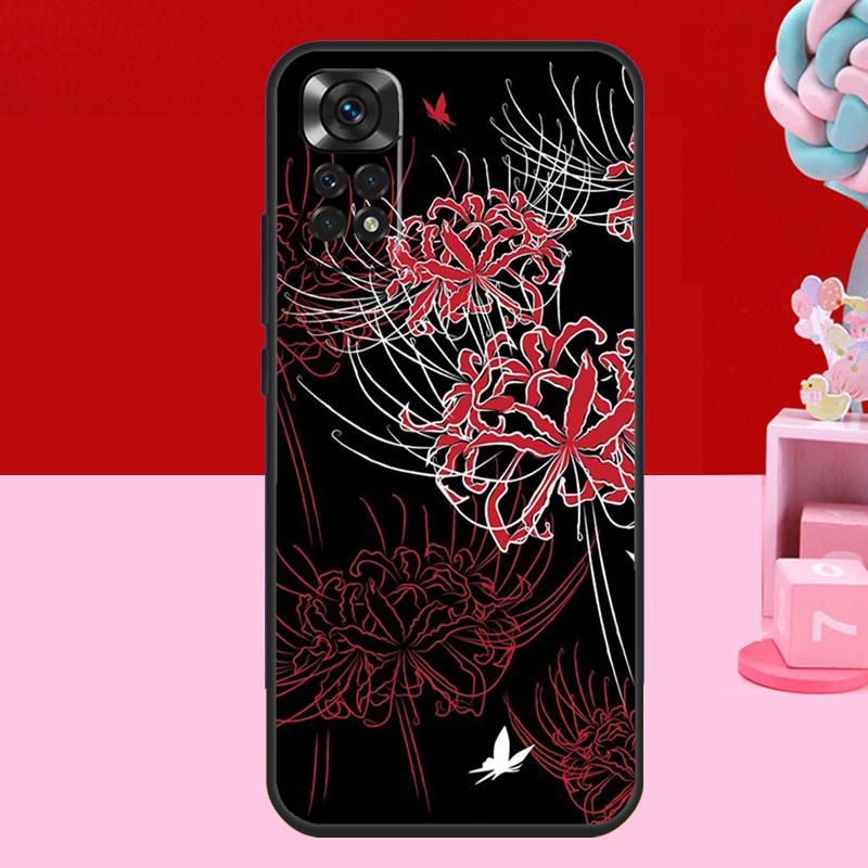 Lycoris Radiata Blume Hülle Für Xiaomi Redmi Note 12 11 10 9 8 Pro 10S 11S 12S Redmi 10C 9A 9C 9T 10A 12C Abdeckung