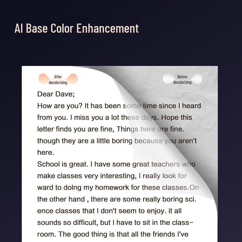 Deli 16MP A4 High-Speed Document Camera Scanner CN Plug (adapter Included)