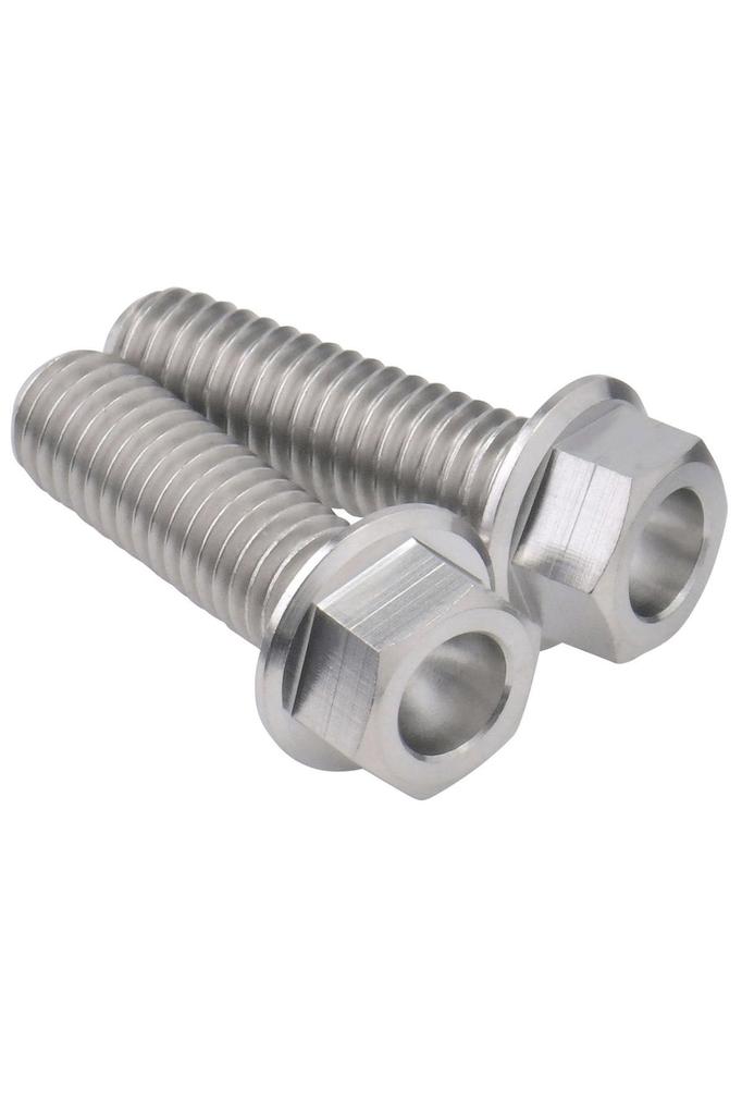 ZETA RACING Titanium Brembo Master Cylinder Clamp Bolt Set, M6 x 20 Flange (2 Bolts) for Dirt Freak D6979 (Former Part Number: ZT82-1202)