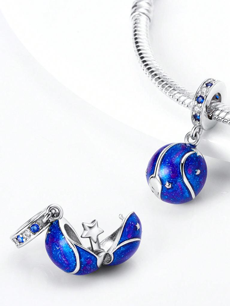 Charm Copper Colors Stars And Moon Bead For Original Bracelet Diy Beads Charms Jewellery Making Gift For Women Styfne