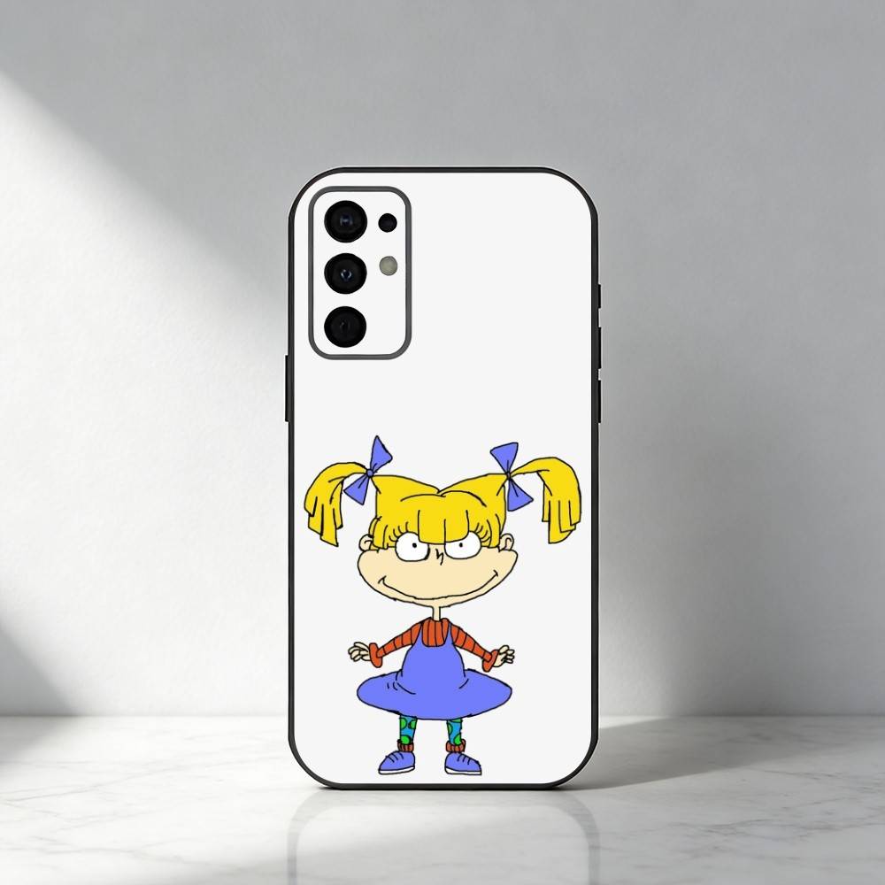 Rugrat Chuckie Angelica  Phone Case For Samsung S25,S24,S21,S22,S23,S30,Ultra,S20,Plus,Fe,Note,5G Black Cover