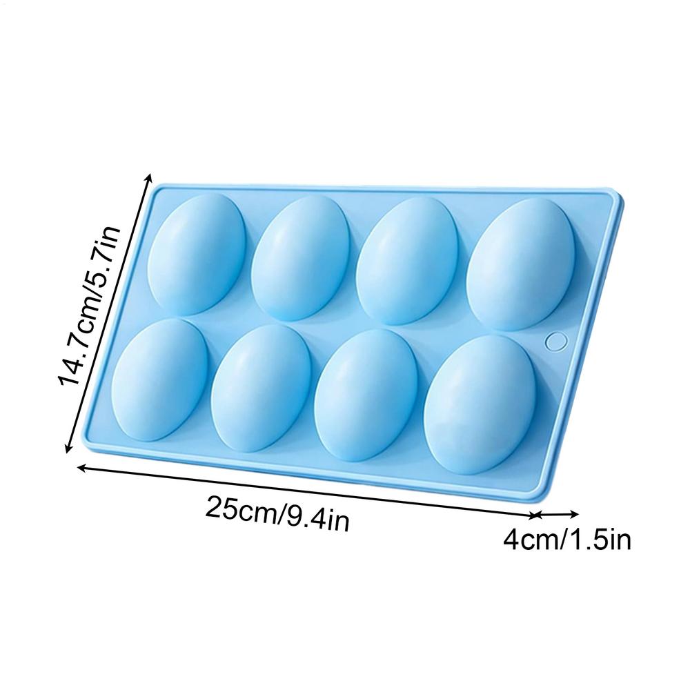 

Silicone world DIY Easter Chocolate Egg Silicone Mold Nonstick Cake Decorating Baking Candy Mold Silicone 3D Mold Kitchen Gadget