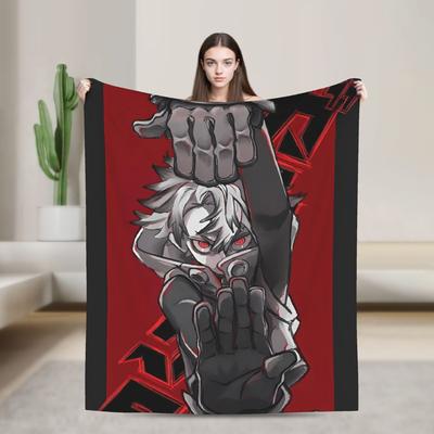 Gachiakuta Manga Rudo Blanket Quality Warm Soft Throw Blanket Winter Airplane Travel Living Room Funny Bedspread