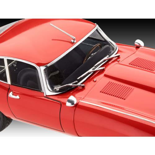 German Revell 1/24 Jaguar E-Type (Coupe) Plastic Model Kit 07668