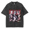 Hot Sale Funny Girl Dinner Caleb Game Graphic Print T-Shirt Men Women Casual Oversized Cotton Streetwear Y2K Harajuku Vintage Washed Summer New Tee