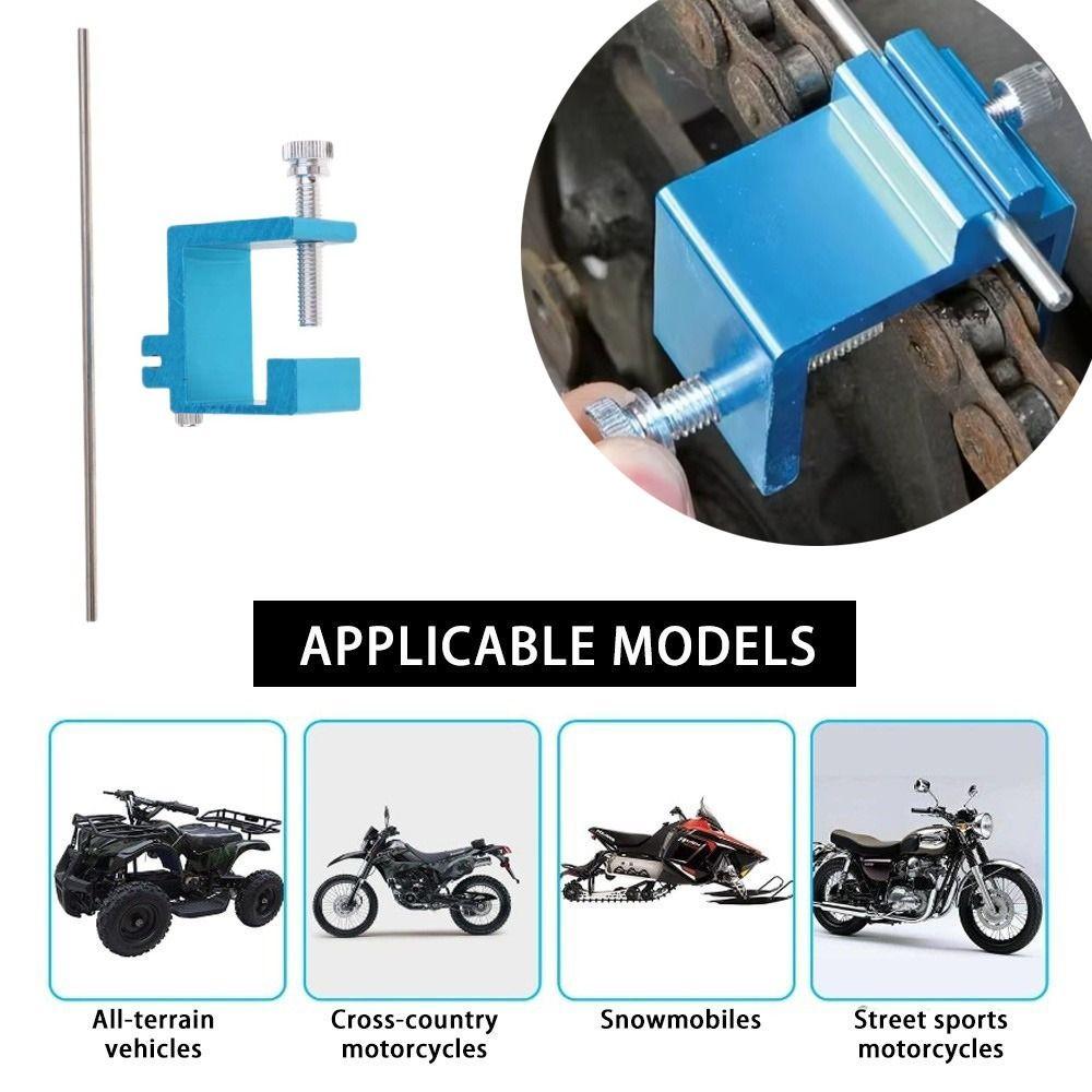 Heavy Duty Motorcycle Chain Alignment Tool Motorbike Chain Adjusting Tool Motor Scooter