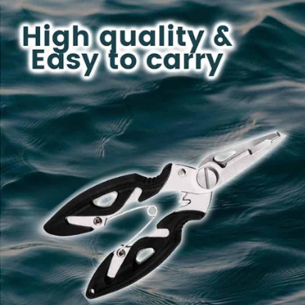 Stainless Steel Fish Lip Gripper Grip Control Fish Controller Set Fishing Pliers  Fishing Accessory