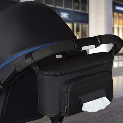 Baby Stroller Bag Organizer Bag Soild Color Mama Carriage Buggy Pram Cart Basket Hook Backpack Stroller Accessories