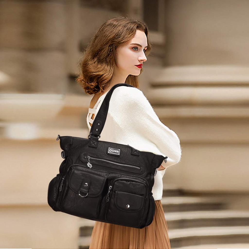 Shoulder Crossbody Tote For Gift [KL928] Women's Bag, Bag, Handbag, Bag, Bag, A4, 3-way, Lightweight, Commuting, School, Travel, Popular, Stylish,