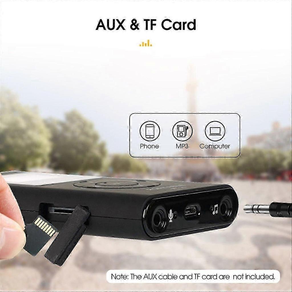 Retekess FT11 Trasmettitore Broadcast FM Wireless da 0,3W MP3 Portatile per Chiesa Auto Riunione Supporto Scheda TF Ingresso AUX