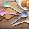3pc Wheat Cellulose Wheat Straw Large Spoon Paddle Scoop Non-Stick Ladle Kitchen Accessories