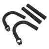Bicycle Armrest Handlebars Aluminum Alloy Black Increased Height Bend Handlebar for Mountain Bike Road Bikes