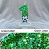 Creative Football Digital Birthday Candles