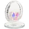Reflection Effect Lotus Flower Figurine Stable Base Clear Lotus Flower Collectible  Office Desk