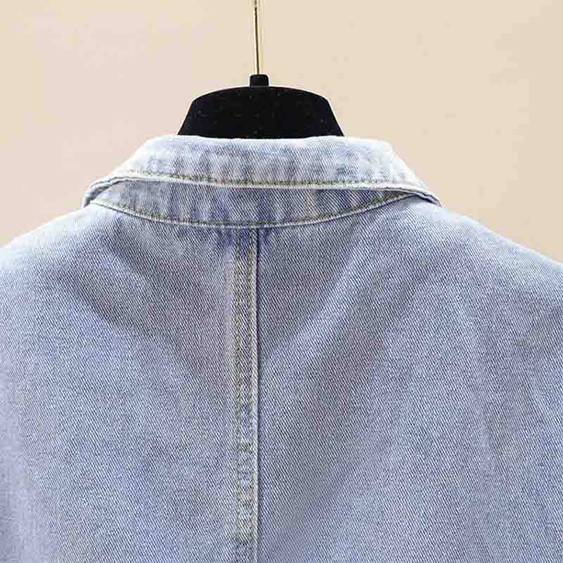 Denim Vest Women's Spring and Autumn Loose Sleeveless Jacket Vest Outer Wear Trendy Ladies Small Fragrance Coat Loose Tops