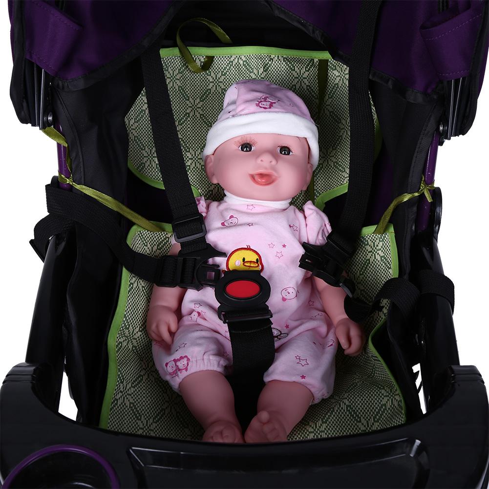 Verstellbarer Kinderwagen Sicherheitsgurt Kinder Esszimmerstuhl 5-Punkt-Gurt Kinderwagen Sitzgurt