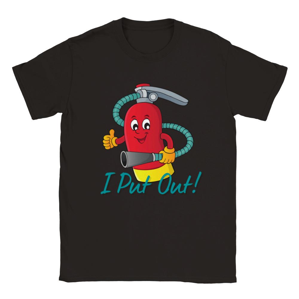I Put Out - Fire Extinguisher - Unisex Crewneck T-shirt Unisex T-Shirt XL
