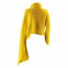 High Neck Solid Color Loose Sweater - Women's Autumn/Winter Fashion