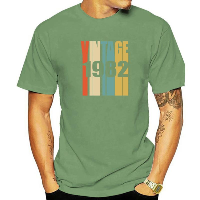 Funny Unisex T Shirt White Tshirt Tshirts Black Tee Retro Vintage 1982 Tshirt 36 Yrs Old Bday 36th Birthday Tee For Unisex