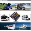 6-Way Blade Fuse Box Block Holder Power Distribution For 12V 24V Car Boat Marine