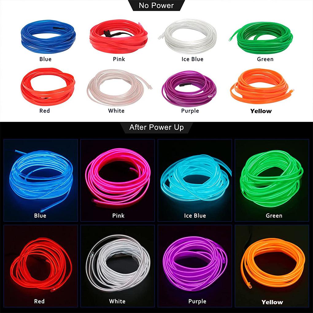 Automotive Strip Light LED Universal Colorful USB Interface Performing Stage Fountain Decorative Atmosphere Lamp