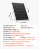 VEVOR 25W 12V Solar Panel Battery Charger, Solar Battery Trickle Charger Maintainer with Intelligent MPPT Controller & Adjustable Mount Bracket