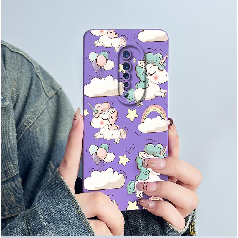 For OPPO Reno 2 Phone Case Reno2 CPH1907 Cover Soft Silicone Cute Cartoon Panda Flower Boys Girls Shell Protective Funda Casing