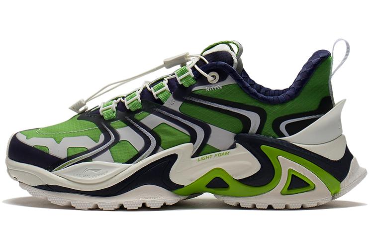 Li Ning Кошачья лапа ACE Модные Амортизирующие Скользкие Устойчивые к истиранию Легкие Низкие Повседневная обувь Женская Зеленый AZGS026-2 35.5