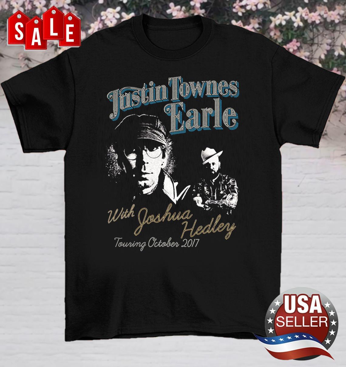Justin Townes Earle Joshua Hedley Unisex Cotton White Shirt All Size BO014 S