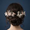 Pearls Wedding Headdress Exquisite Flower Pinch Hair Clip Sweet Bridal Hairpin  Party