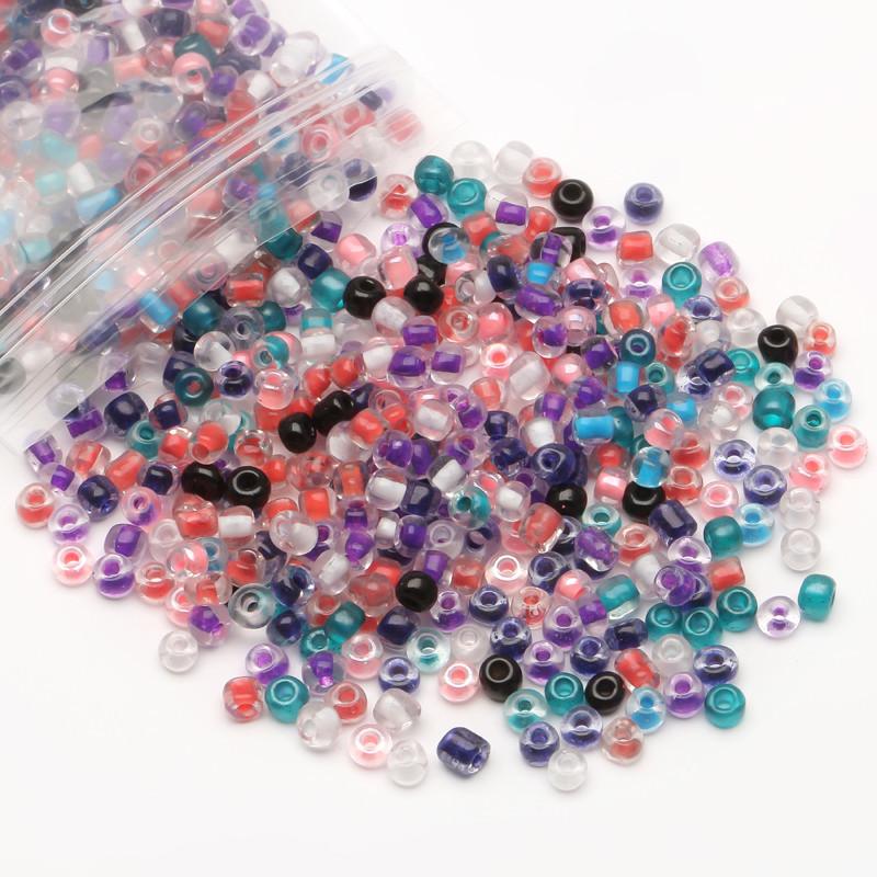500pcs Glass Spacer Beads for DIY Jewelry Making 4mmx3.2mm