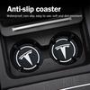 Car Cup Mat Anti-slip Bottle Holder Coasters Car Accessories For Tesla Model 3 Model S Model X Y Roadster Performance