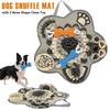 Dog Snuffle Mat Portable Pet Treats Feeding Mat with 2 Bone Shape Chew Toy Non-slip Dog Sniffing Rug Pet Supplies for Training