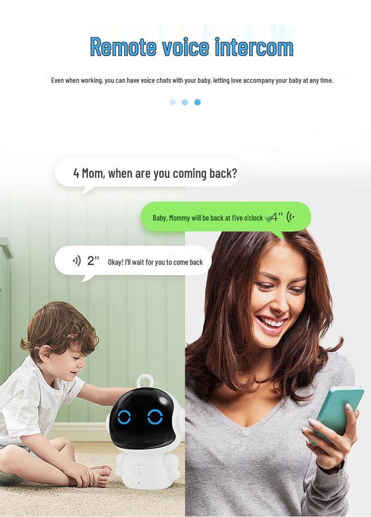 Children's AI Smart Learning Robot with WiFi and Voice Interaction