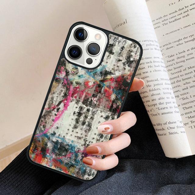 

Vintage Synth Synthesizer Moog Print Phone Case Back Cover for iPhone 17 Air 16 15 14 13 11 12 Pro Max Plus Coque iPhone 13