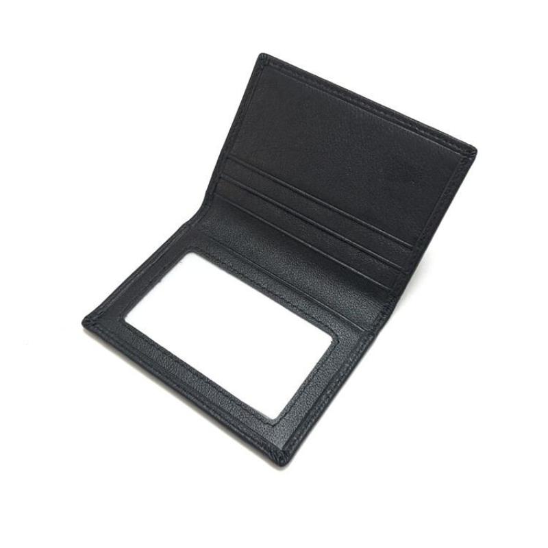 Minimalist Style Wallet Genuine Leather Small Thin ID Credit Card Holder Male Slim Simplicity VIP Bank Cards Bag Mini Women and Men Accessories