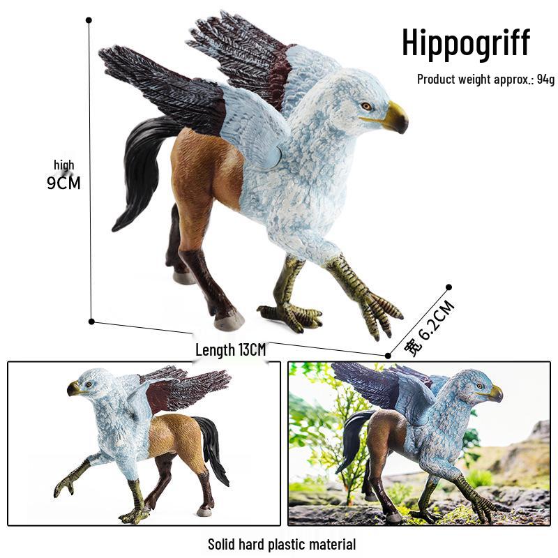 Cross-Border Mythical Beast Model: Eagle-Headed Griffin, Black Panther, Flying Dragon Car Ornament