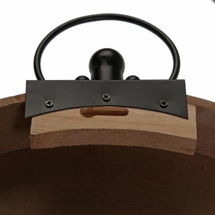 Versa Mapamundi Wall Clock 40 X 6.5 X 47 Cm Mdf Wood