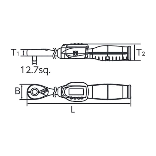 Kyoto Machinery Tools (KTC) Digital Torque Wrench Digi Ratchet GEK135-R4