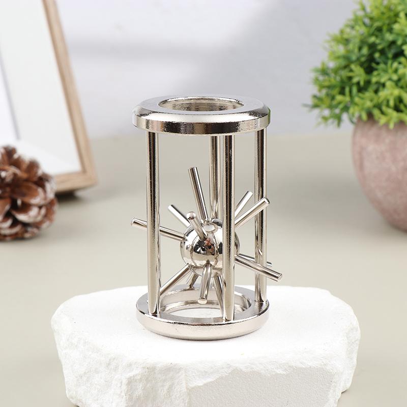 Puzzle classique à QI élevé, cage à dents étoilées, casse-tête en métal, jeu de puzzle magique déroutant, jouets pour enfants et adultes