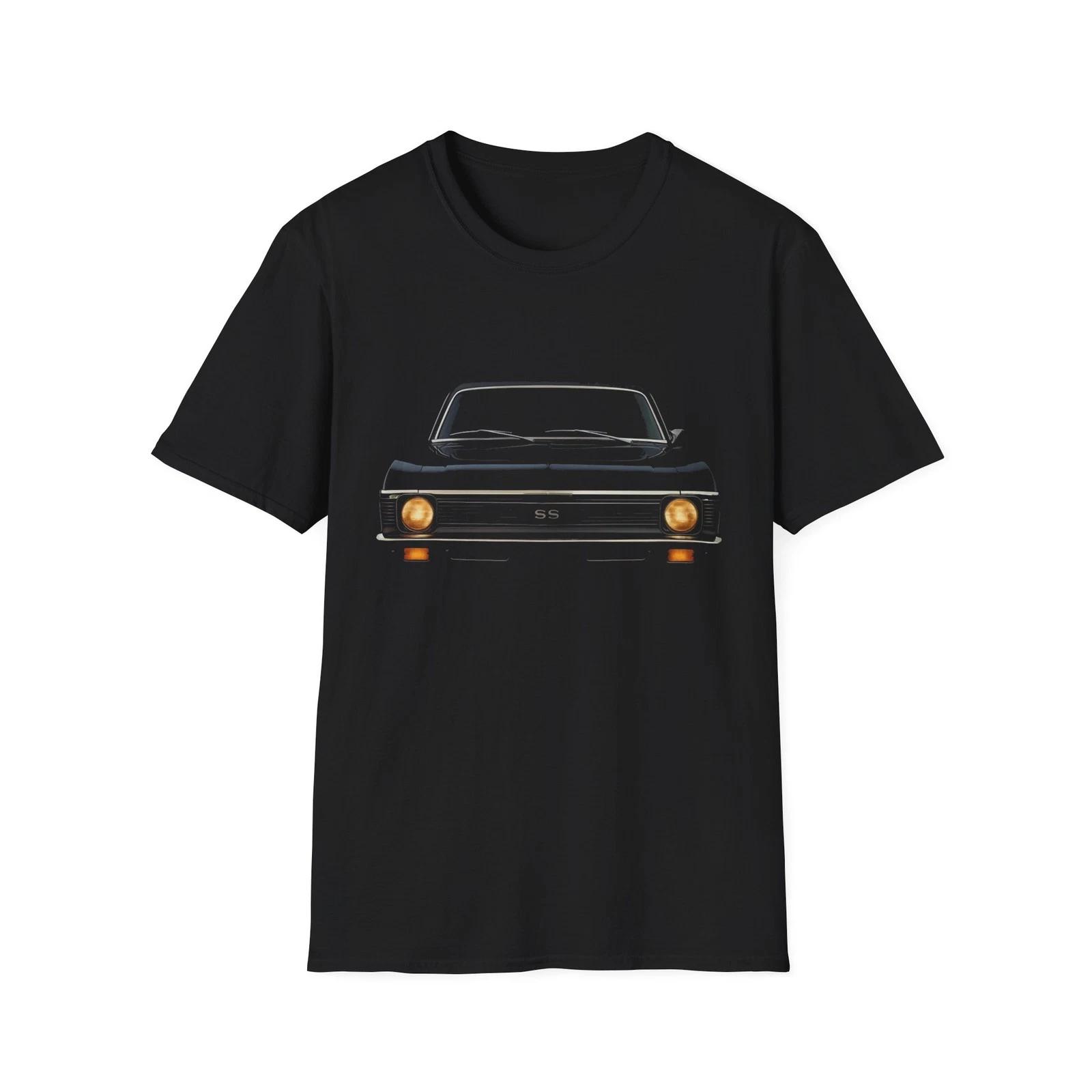1969 Chevy Nova SS Front View – Classic Muscle Car T-Shirt XS
