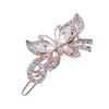 Fashion Women Butterfly Shape Rhinestones Inlaid Hair Clip Hairpin Headwear