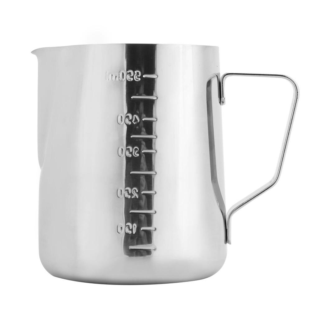 Sharp Spout Milk Frothing Cup Stainless Steel Pull Flower Cup Steaming Pitcher  Cappuccino Making