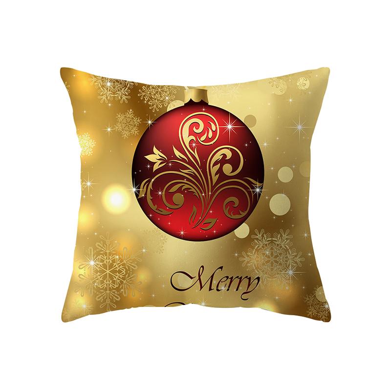Vánoční téma Vánoční dekorace Vzor tisku Potah na polštář Domů Obývací pokoj Dekorace na pohovku Potah na polštář