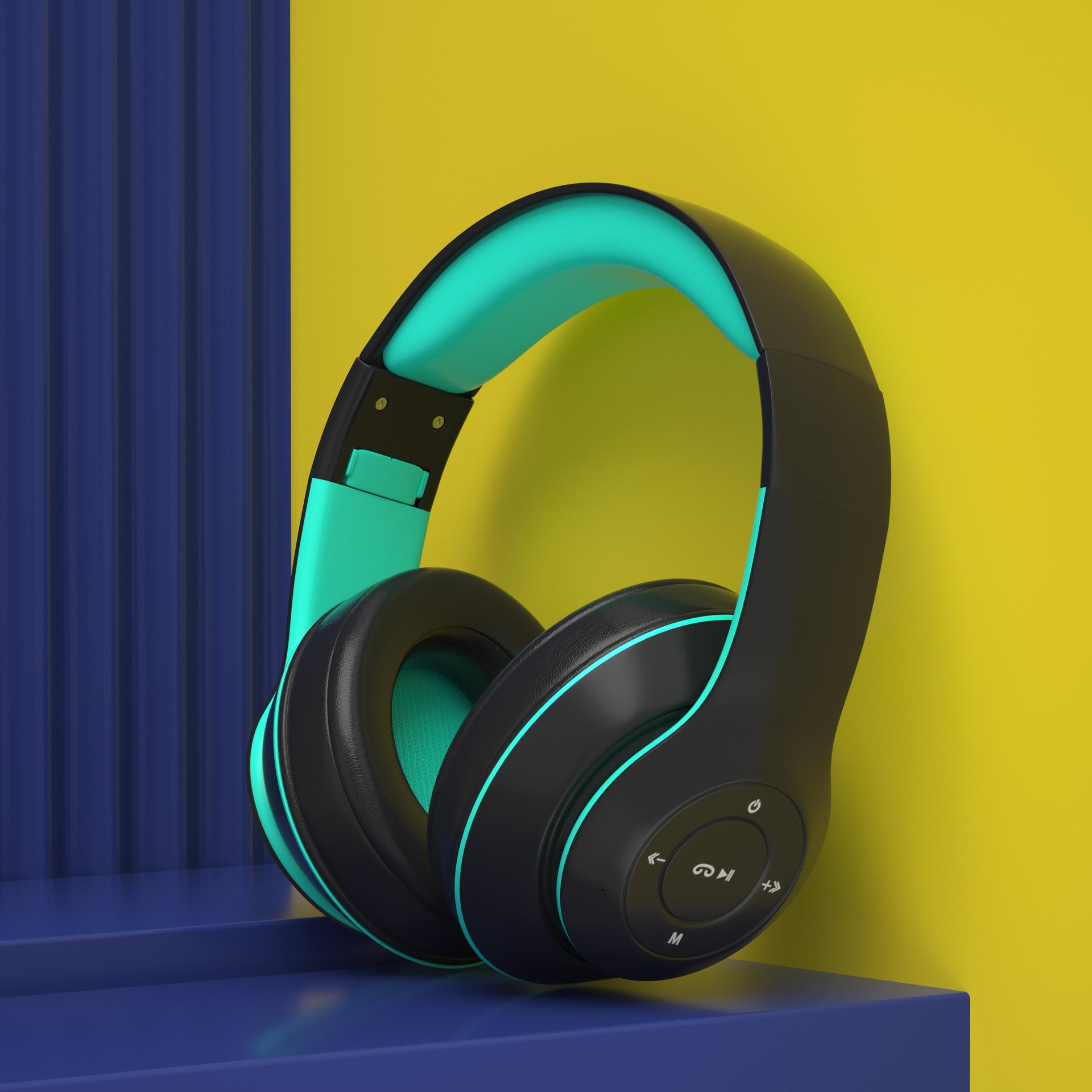 

College Style Low Latency Bluetooth Over-Ear Headphones for Gaming, Calls & Online Classes with Heavy Bass